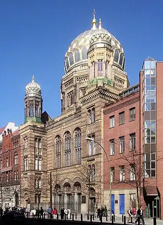 Nouvelle synagogue de Berlin.