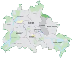 Drapeau de Arrondissement de Lichtenberg