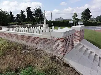 Vendegies Cross Roads British Cemetery à Bermerain.