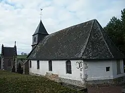 Le chevet de l'église.