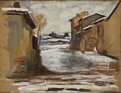 Neige à Plaisance-du-Touch, musée des Augustins