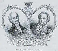 Bernard-Frédéric et Jean (V) de Turckheim