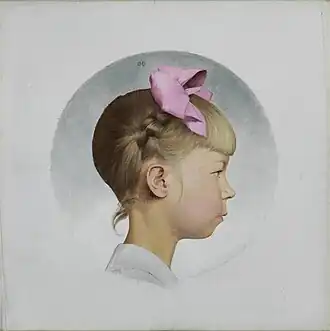 Portrait d'Elvire de Brissac (date inconnue), huile sur toile, localisation inconnue.