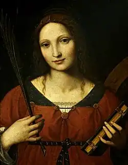 Bernardino Luini - Sainte Catherine, XVIe siècle