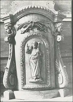 Tabernacle du maître-autel, fabriqué vers 1800.