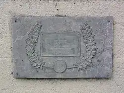 Plaque commémorative du 5 mars 1814.