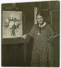 Bertha Wegmann à la fin de sa vie photographiée par Holger Damgaard&nbsp;(da).