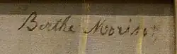 signature de Berthe Morisot