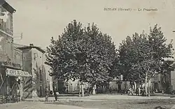 Bessan - La Promenade, 1ère moitié du XXe siècle