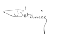 signature de Ramón Emeterio Betances