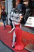 Statue de Betty Boop à Bruxelles en 2015.