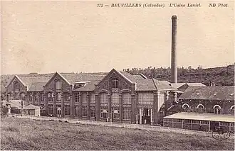 Usine Laniel sur une carte postale de la fin du XIXe&nbsp;siècle ou du début du XXe&nbsp;siècle.