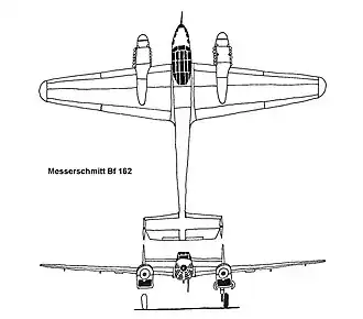 vue en plan de l’avion