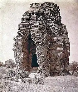 Le  temple en 1875