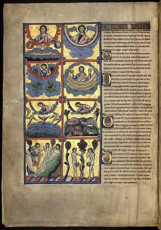 Bible de Souvigny, la création
