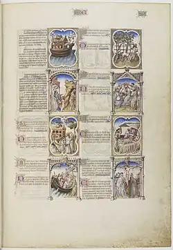 Bible moralisée de Philippe le Hardi, f.5r., BNF.