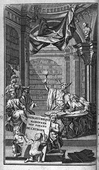 Image illustrative de l’article Bibliothèque raisonnée des ouvrages des savans de l'Europe
