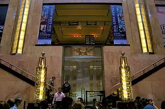 Vue de l'intérieur art déco.