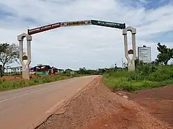 Entre de la ville de Kankan