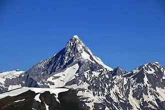 Le Bietschhorn vu depuis le Staldhorn.