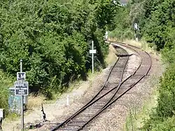 Bif. de Mainvilliers : Voves à gauche, Dreux à droite (2022).