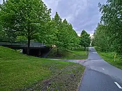 Piste cyclable de la  Kyytitie.