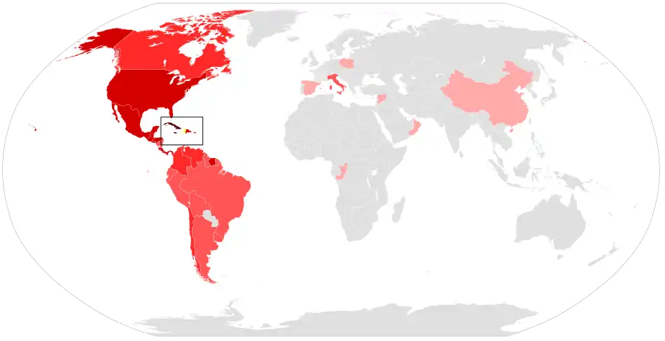 carte mondiale colorée