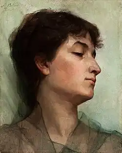 Étude d'une jeune femme (1884), musée national de Varsovie.