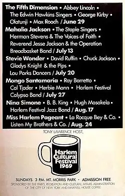 Image illustrative de l’article Harlem Cultural Festival