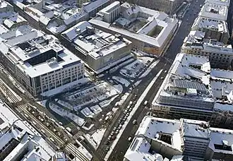 Blaha Lujza tér vu du ciel.