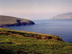 Blasket Sound à l'extrémité de la péninsule de Dingle (Kerry, Munster).