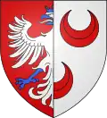 Blason d'Éléonore de Courcelles