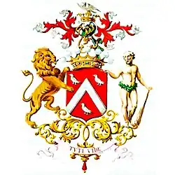 Armoiries complètes de la famille de Witte.