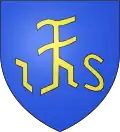 Blason de la famille de Saint-Chamas au Christogramme