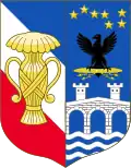 Blason des Bernadotte de 1844 à 1885