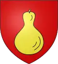 de gueules à une gourde d'or