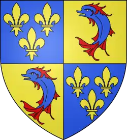 Armoiries des dauphins de France.