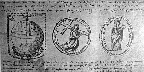 Blason et sceaux du Mont-Dieu,