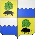 Blason de Amendeuix-Oneix