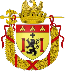 Armoiries de Besançon durant le Premier Empire.