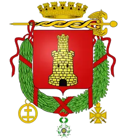 Armoiries en vigueur actuellement, reprises du blason primitif du XIIIe&nbsp;siècle