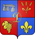 Blason de Distré
