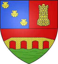Blason d'Équeurdreville-Hainneville.