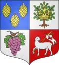 Blason de Lussagnet