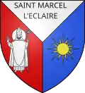 Blason de Saint-Marcel-l'Éclairé