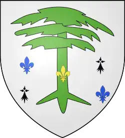 If de saint Martin apparaissant sur le blason de la commune de Vertou.
