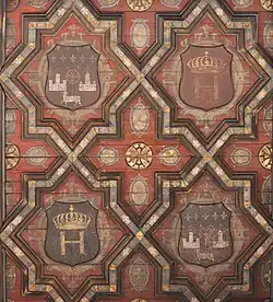 Étoiles à huit branches avec armes de Toulouse, d'Henri IV et croix occitanes.