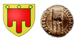 Blason de Guy&nbsp;II d'Auvergne