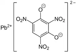 Image illustrative de l’article Styphnate de plomb