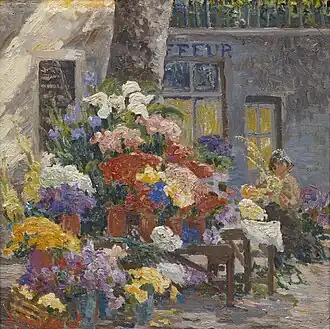 Marché aux fleurs à Menton, 1928Musée des Beaux-Arts de Gand